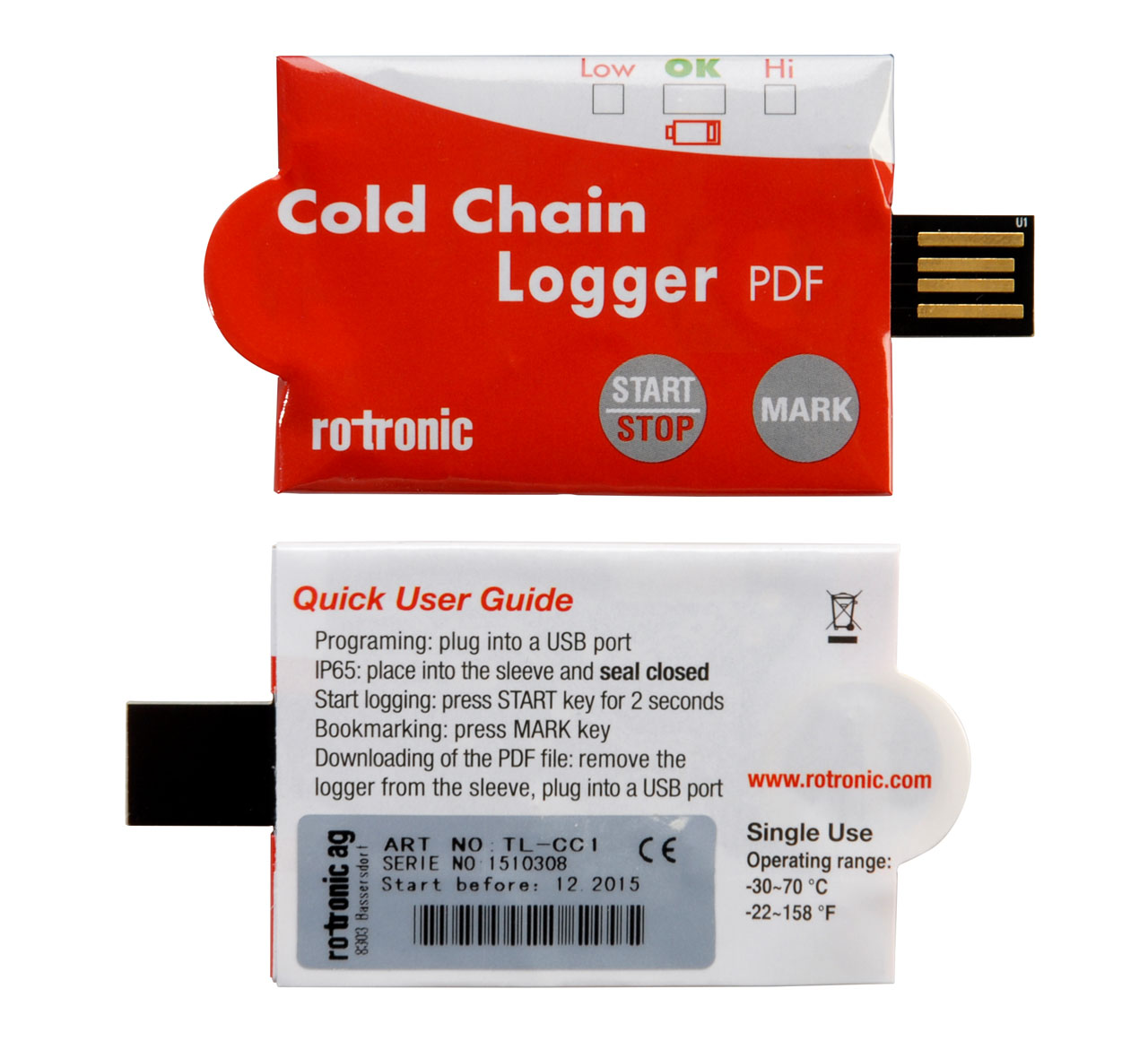 Cold Chain Data Logger, Box of temperature TL-CC1