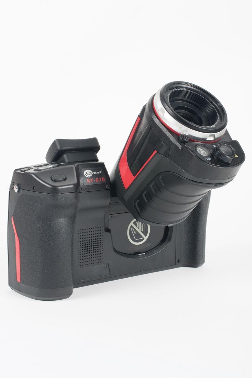 Pivot lens pointing up Infrared Thermal Imager