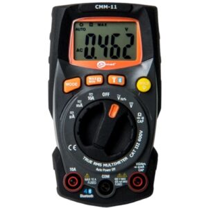 Modern Digital Multimeter with Flashlight, Bluetooth and IP65 Rated CMM-11