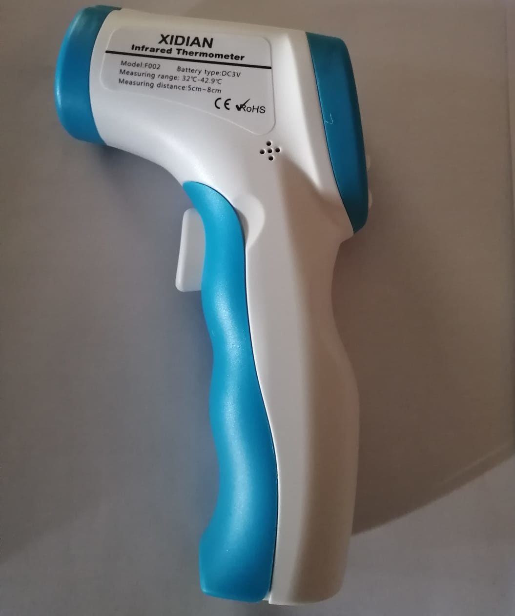 Xidian model F002 Infrared thermometer out of box.