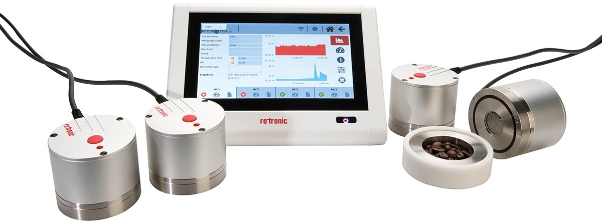Rotronic HygroLab with 4 water activity probes image