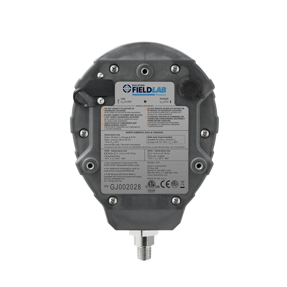 FieldLab Digital Pressure Calibrator