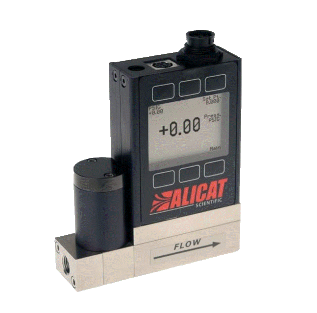 Pressure Controller Alicat with display front view.